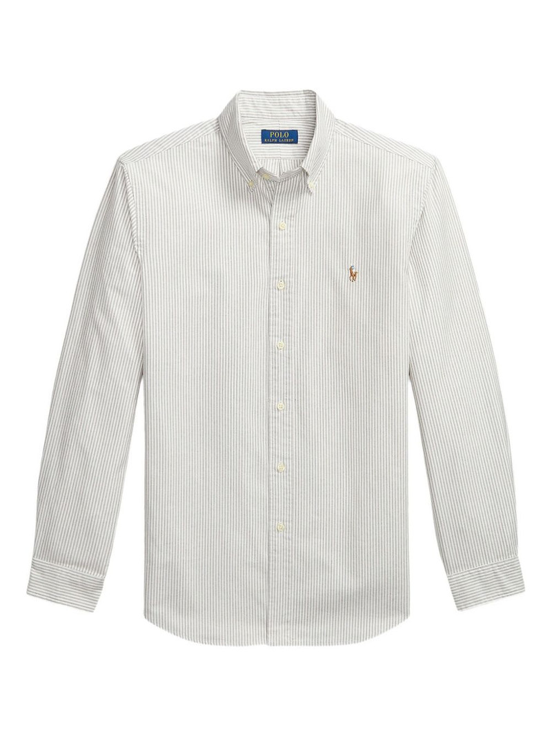 embroidered-logo shirt 1