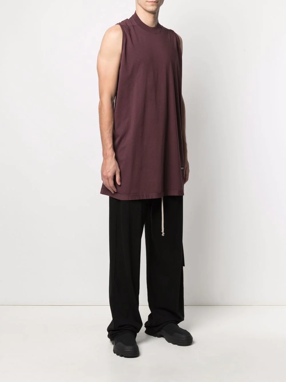 longline cotton tank top - 3