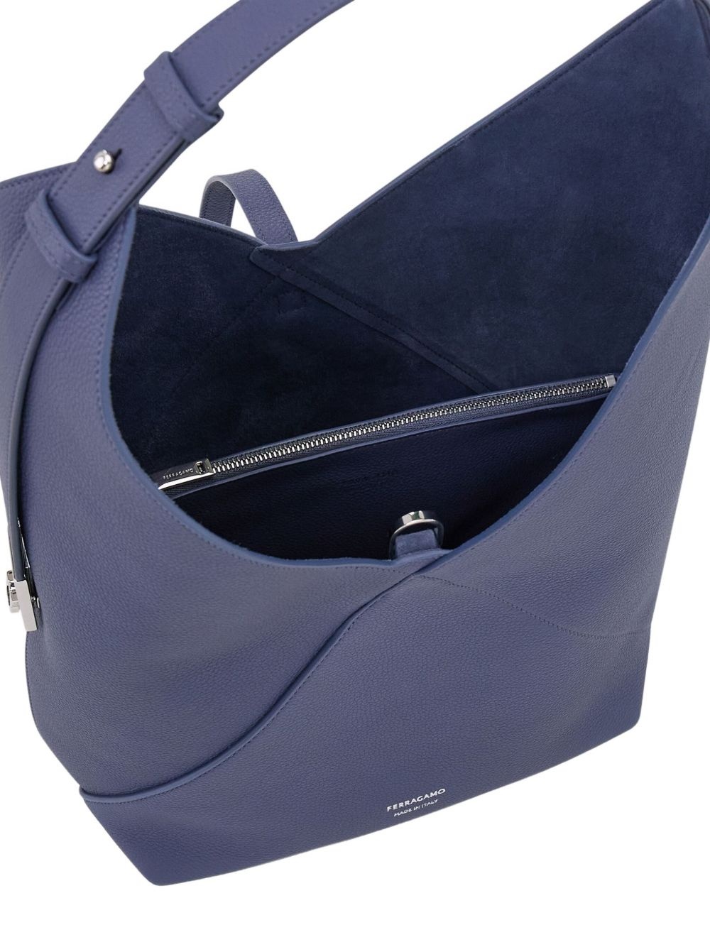 small V-shaped shoulder bag - 6