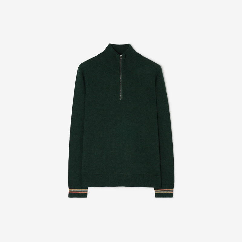 Wool Half-zip Sweater 1