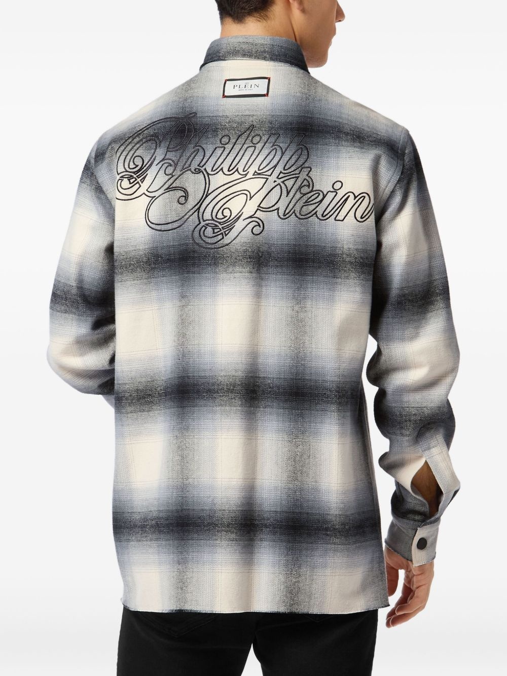 plaid overshirt - 4
