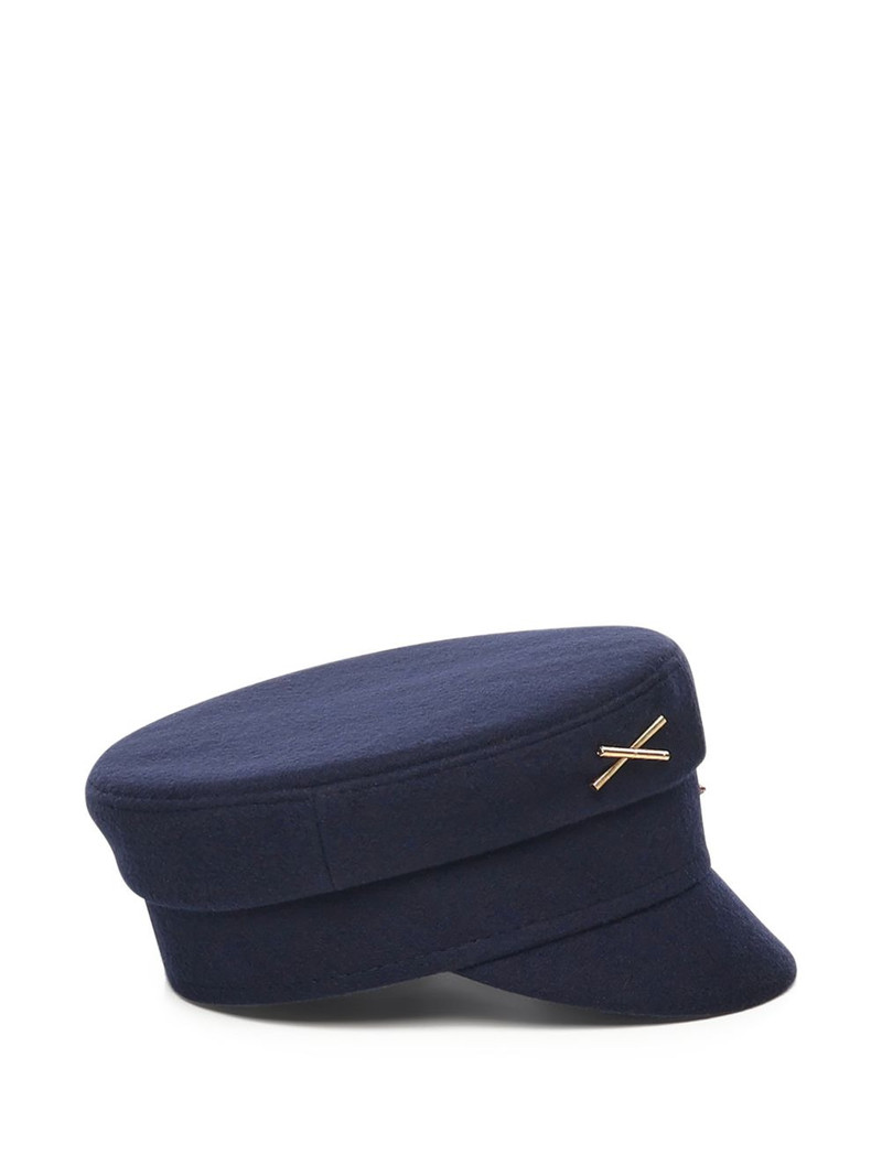 logo-embellished Baker Boy cap 3