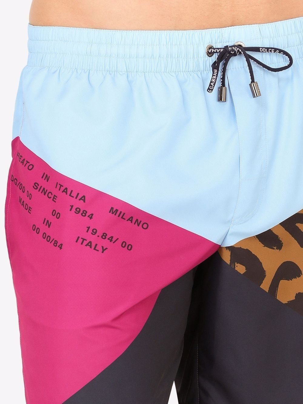 colour-block swim shorts - 4