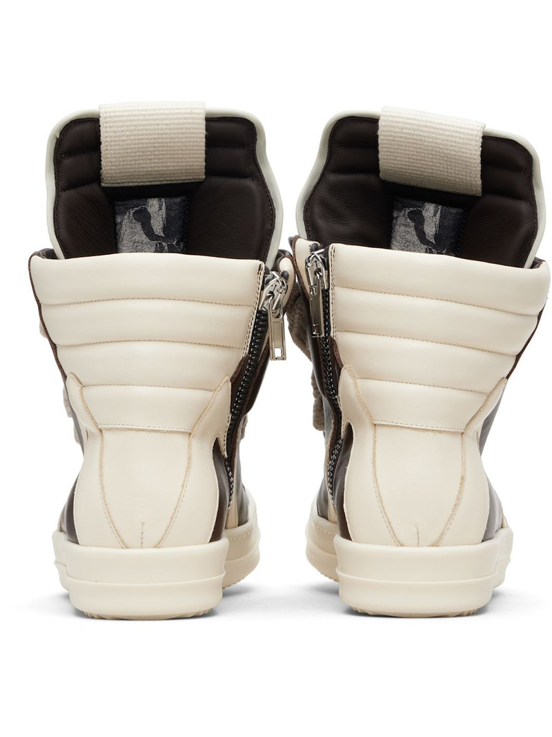 Brown Temple Jumbolace Geobasket Sneakers 2