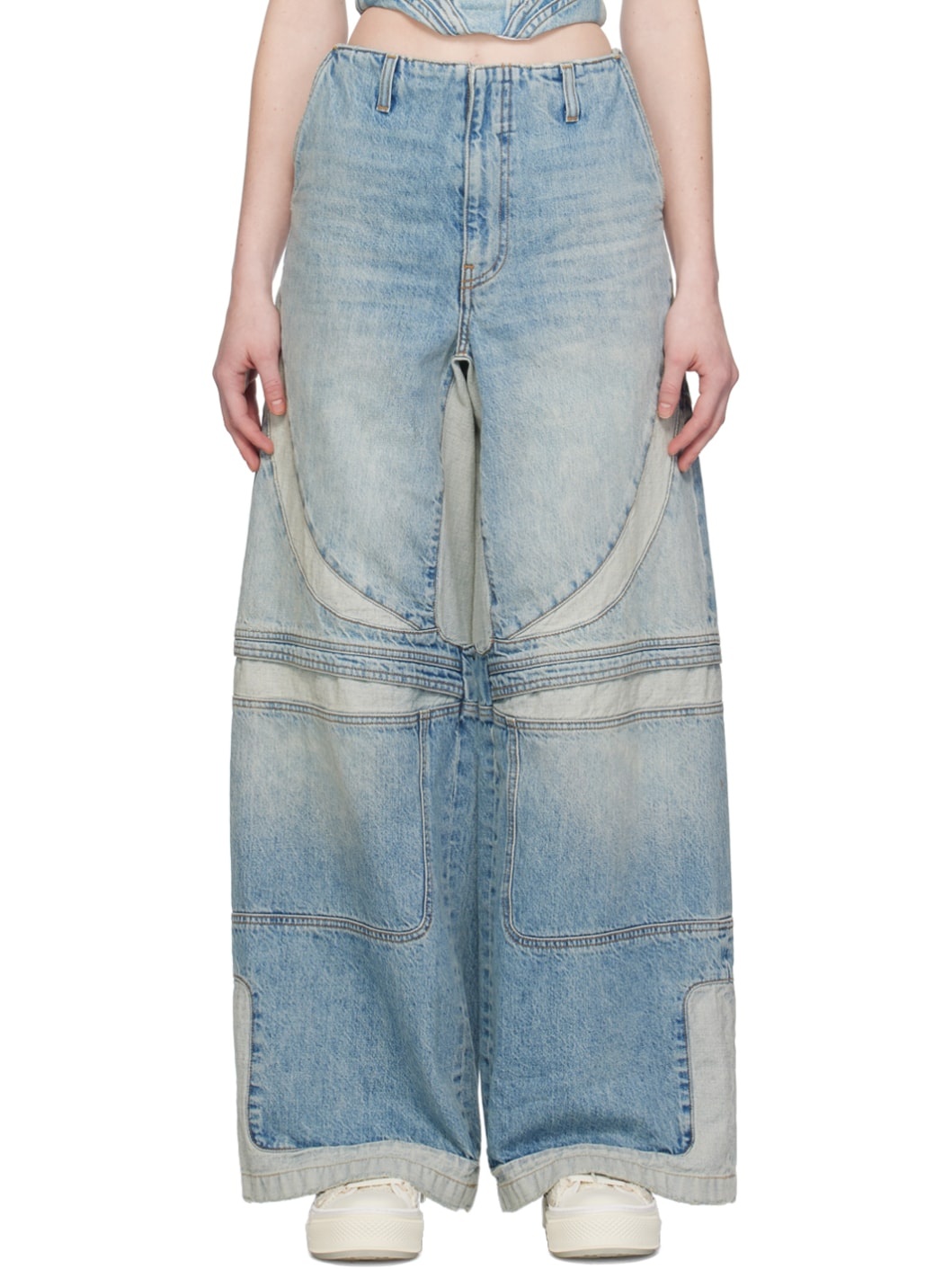 Blue Baggy MX3 Jeans - 1