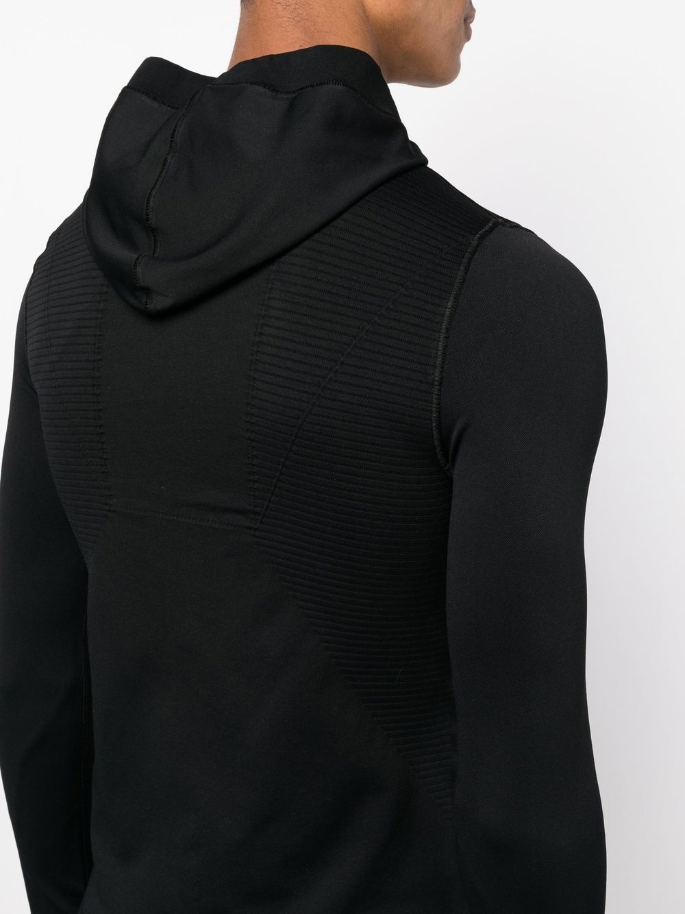 fitted zip-up hoodie - 5