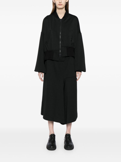 Yohji Yamamoto asymmetric zip-up jacket outlook