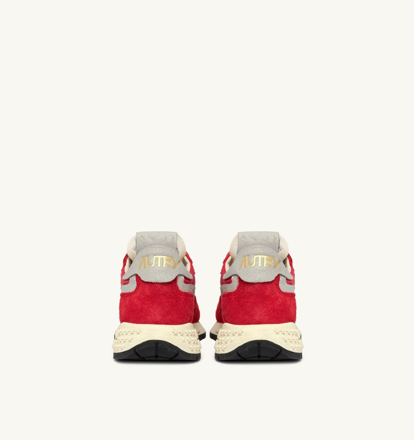 REELWIND LOW SNEAKERS IN RED NYLON AND SUEDE - 3