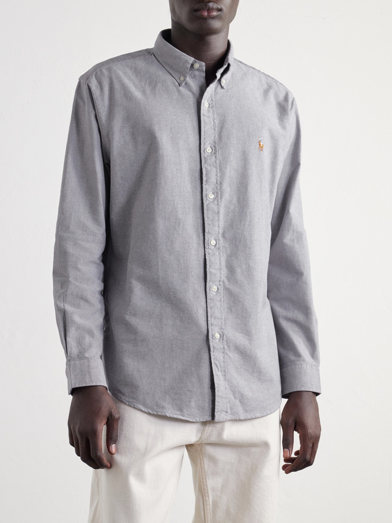 Logo-Embroidered Cotton Shirt 3