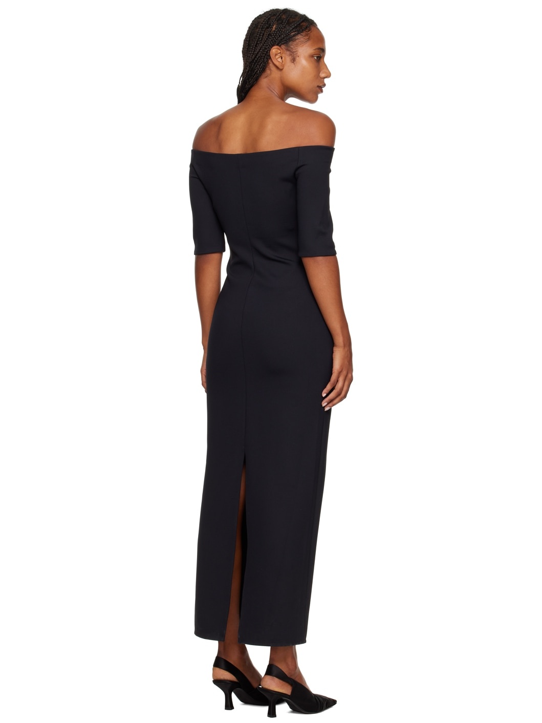 Black Cutout Maxi Dress - 3