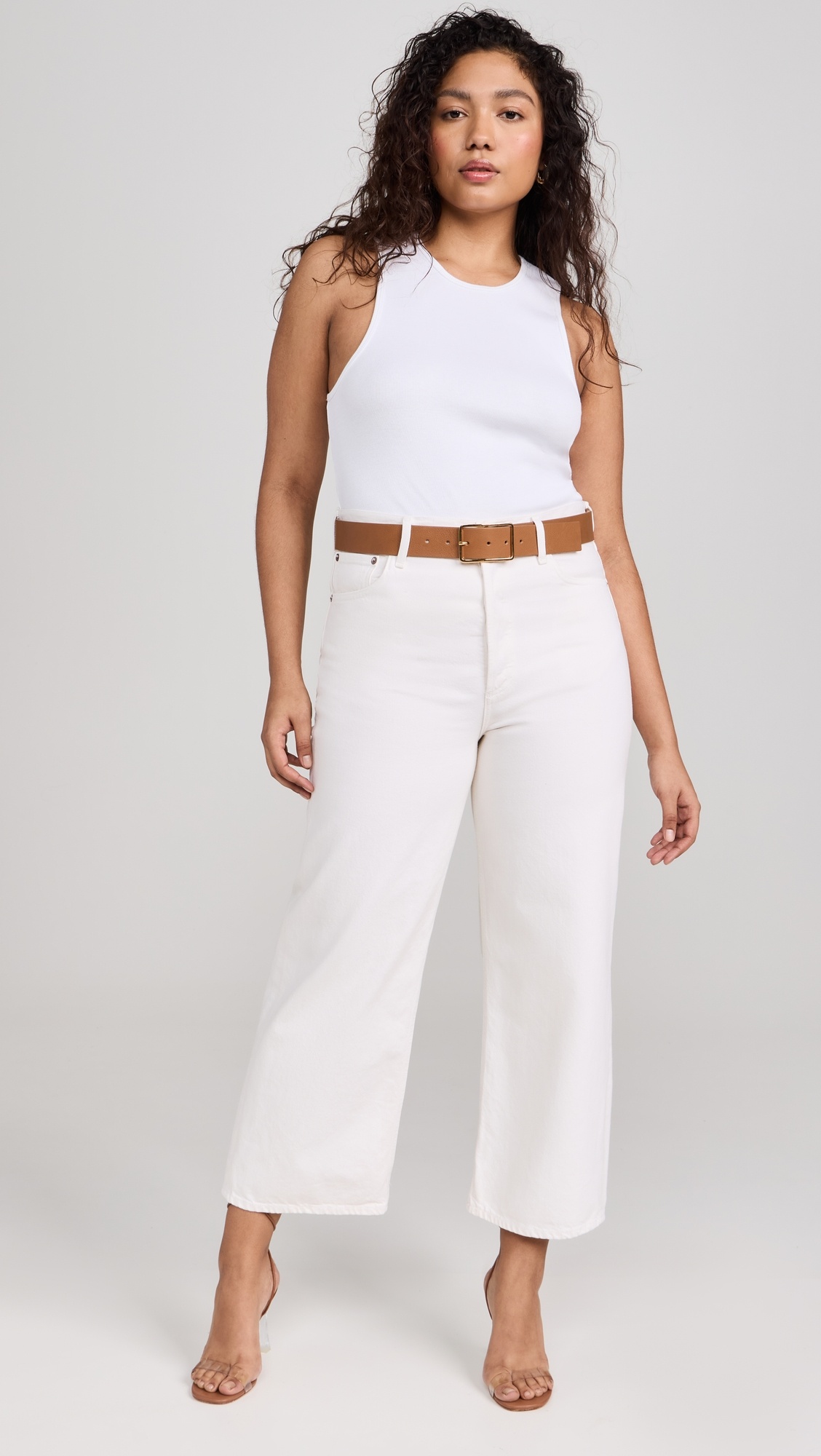 Ren: High Rise Wide Leg Jeans - 7