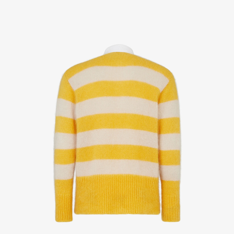 FENDI Multicolor mohair and wool pullover outlook
