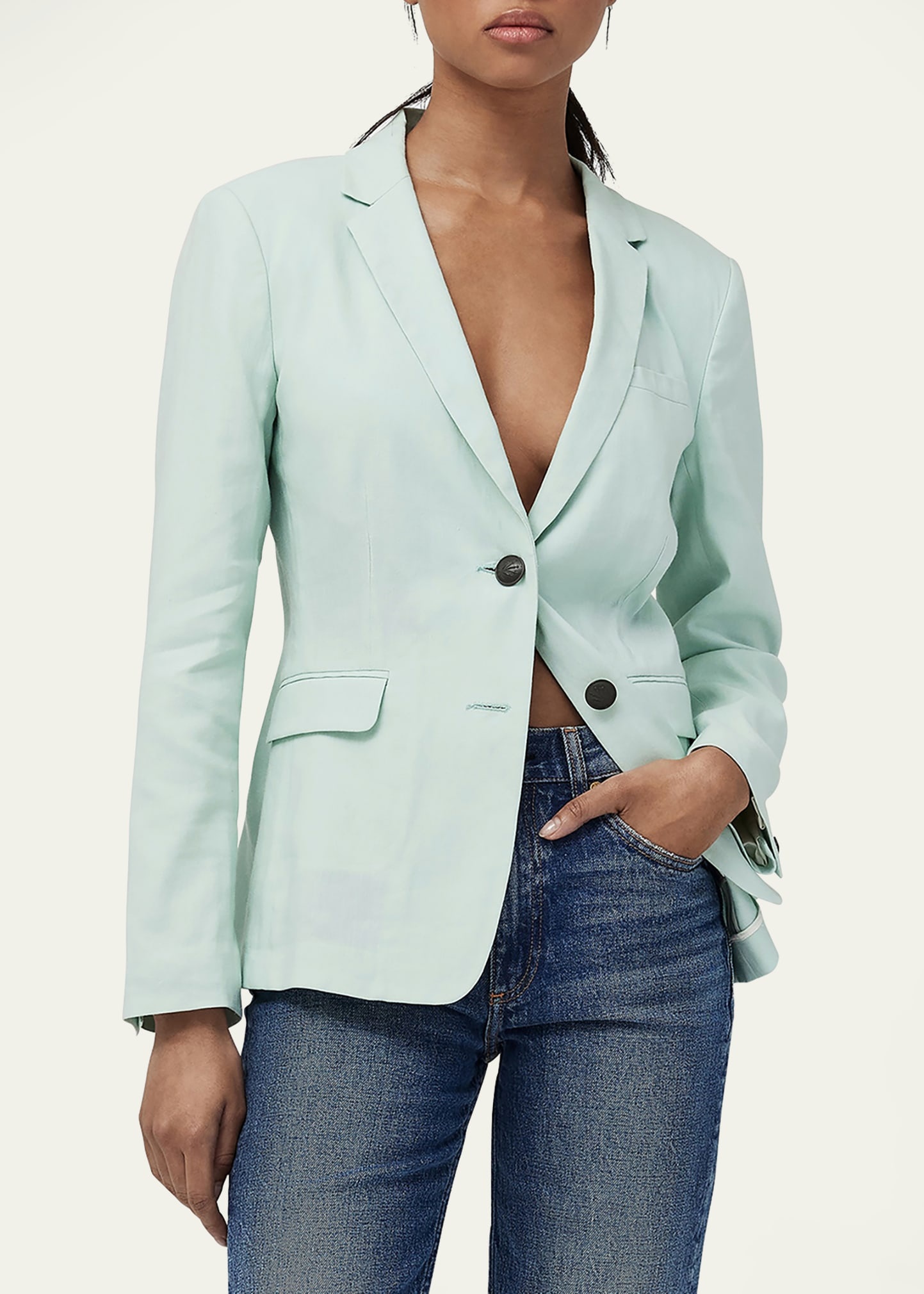 Razor Linen Blazer - 4