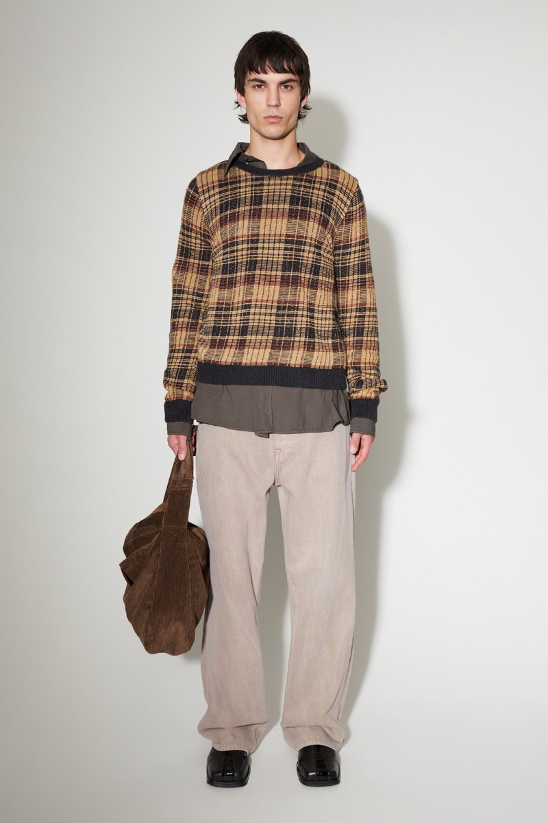 Our Legacy Formal Roundneck Gold Geezer Check outlook