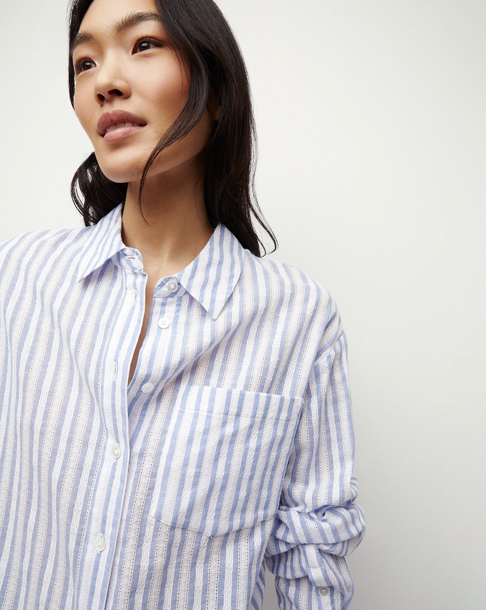 KEIKO BUTTON-DOWN SHIRT - 4