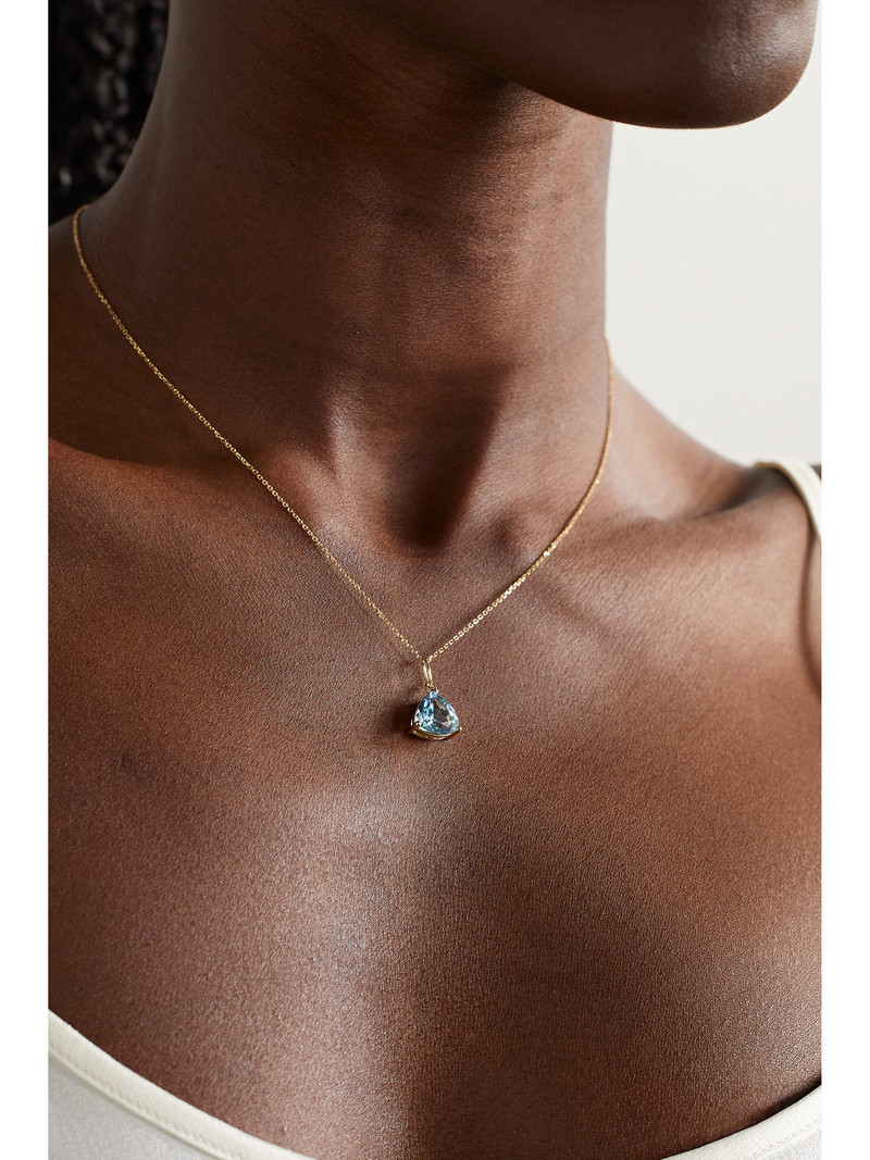 MATEO 14-karat Gold Topaz Necklace outlook