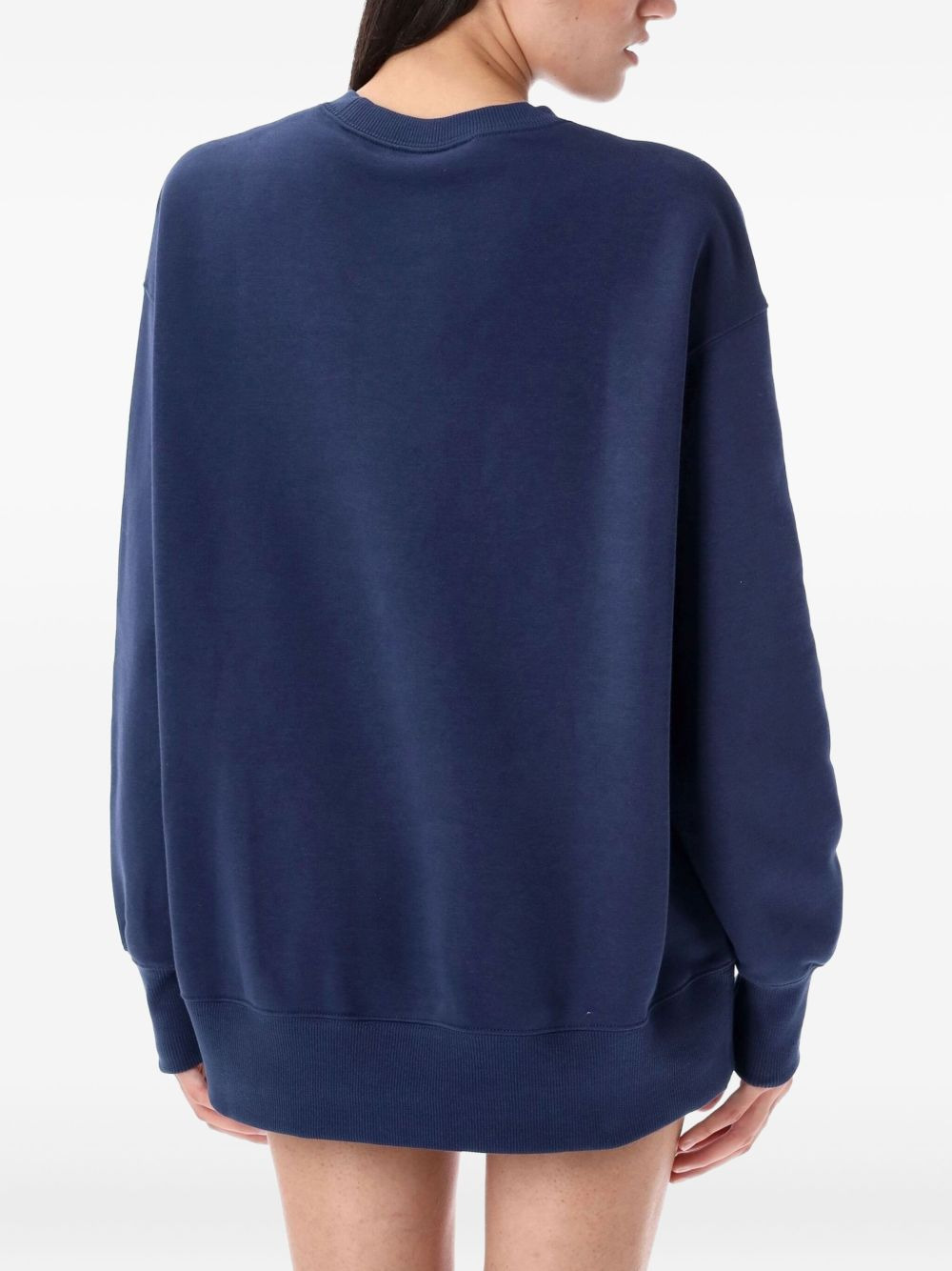 logo-embroidered crew-neck sweatshirt - 2