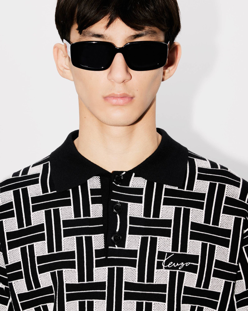 'KENZO Weave' embroidered polo 6