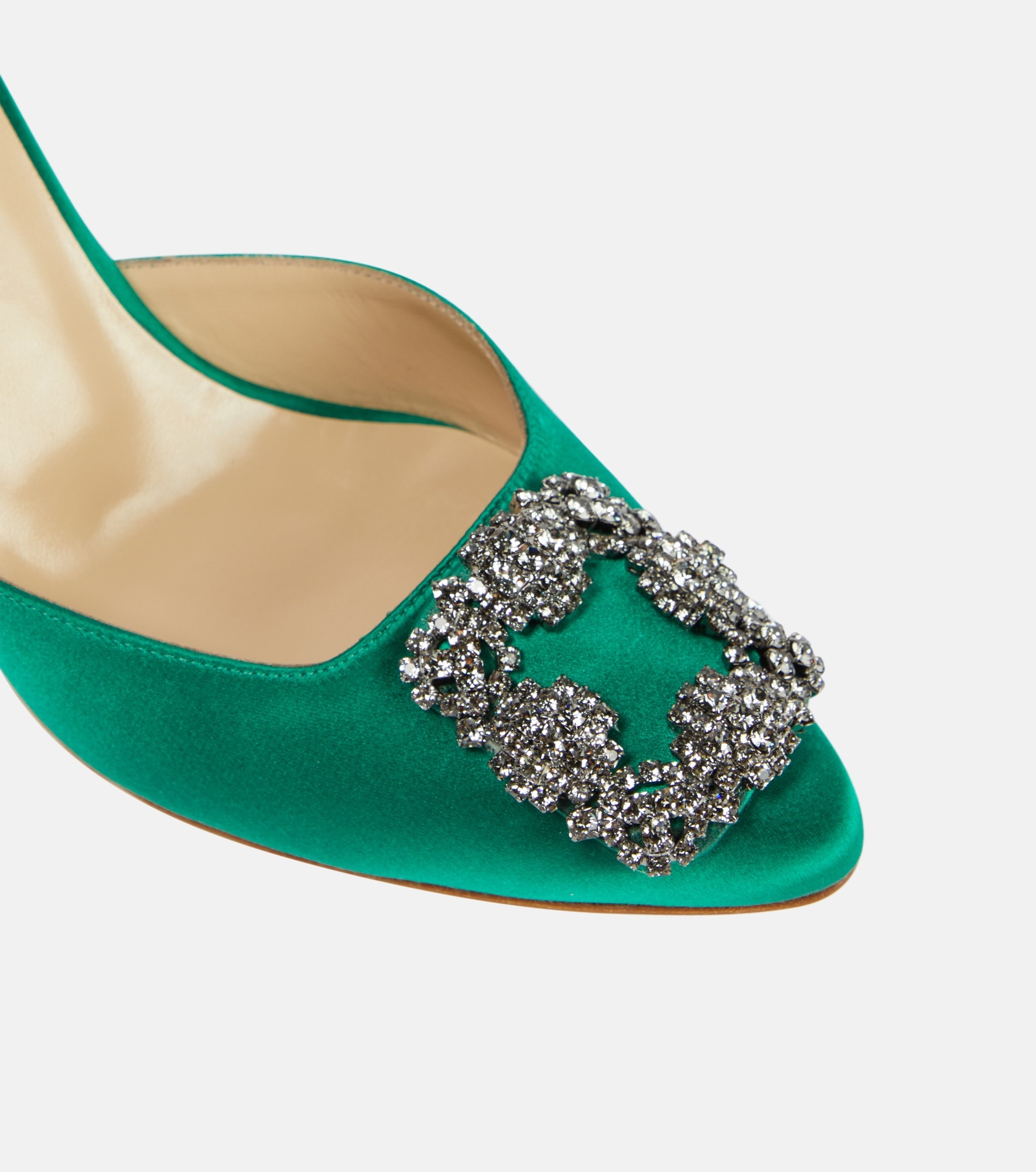 Hangisimu 70 embellished satin mules - 6