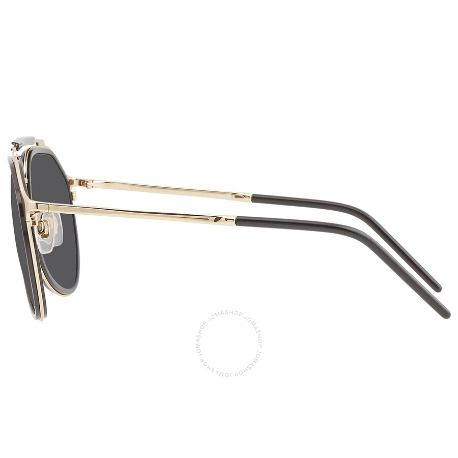 Dolce And Gabbana Dark Gray Pilot Men's Sunglasses DG2277 02/87 57 - 3