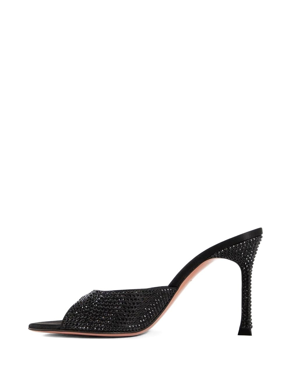 crystal-embellished heeled mules - 2