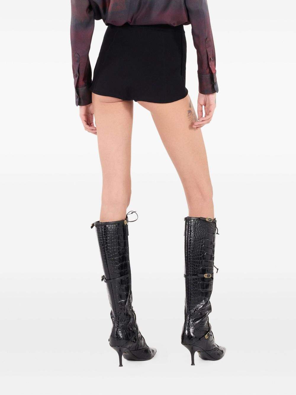 high-waisted shorts - 2