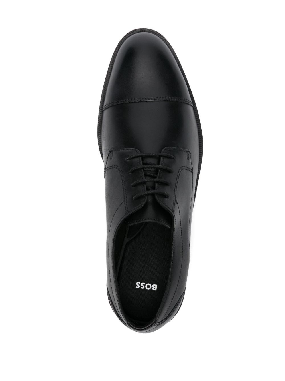 leather derby shoes - 4