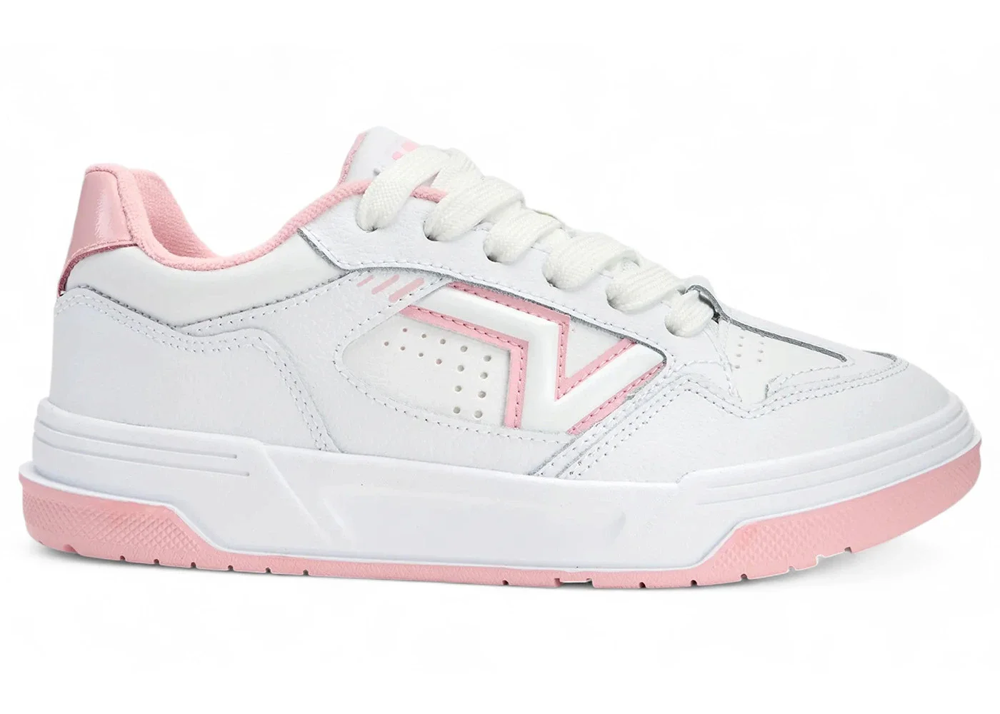 Vans Upland Leather White Pink - 1