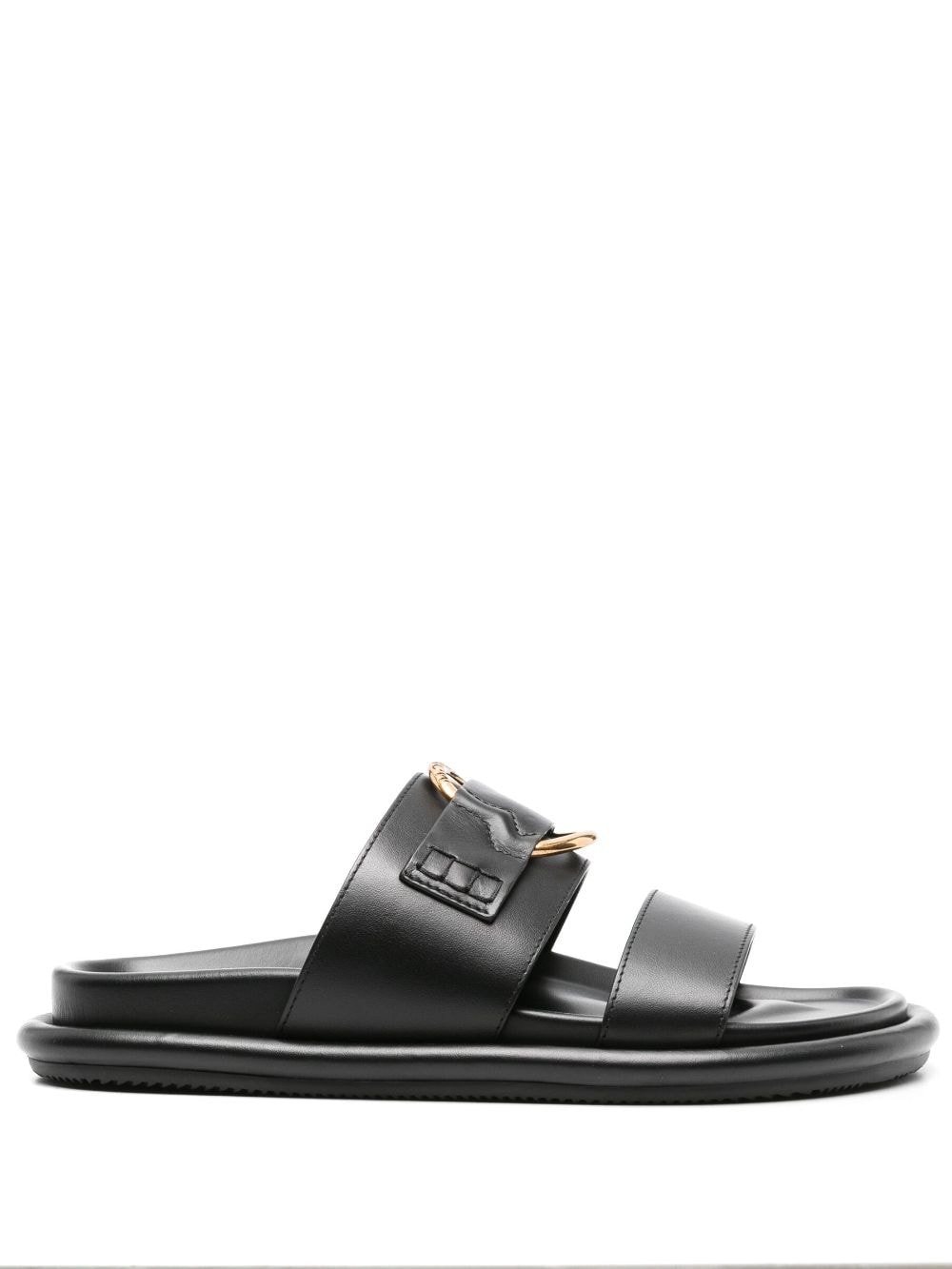 Bell leather slides - 1