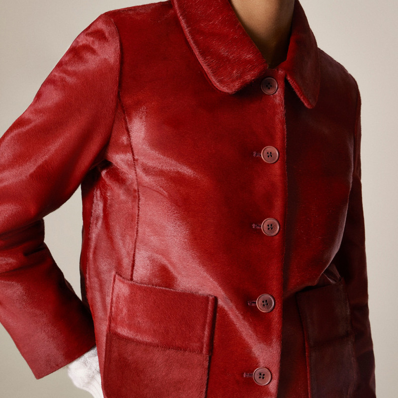 Collection lady jacket in pony hair 4