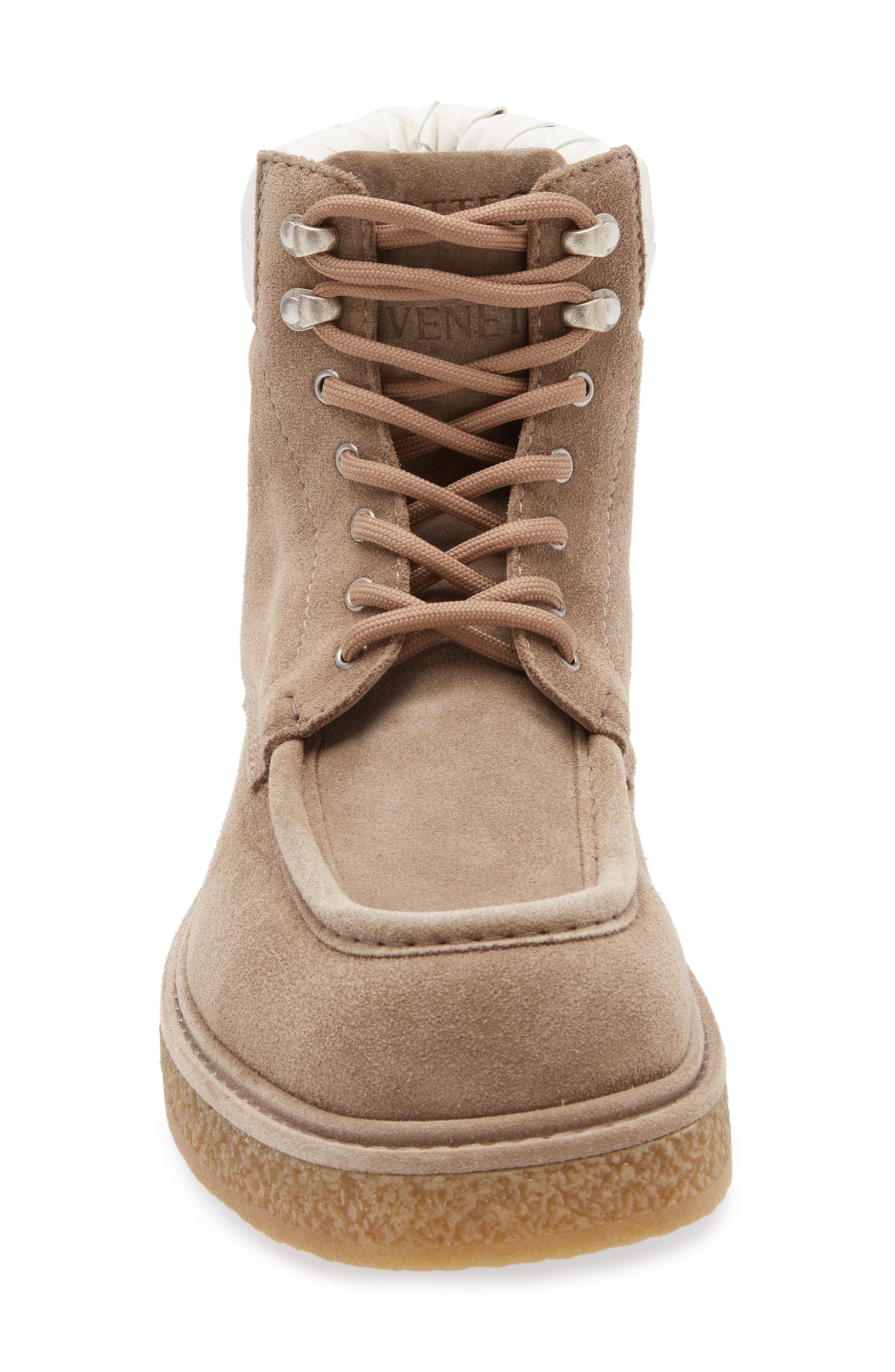Bottega Veneta Haddock Crepe Sole Boot in Driftwood/White at Nordstrom - 4