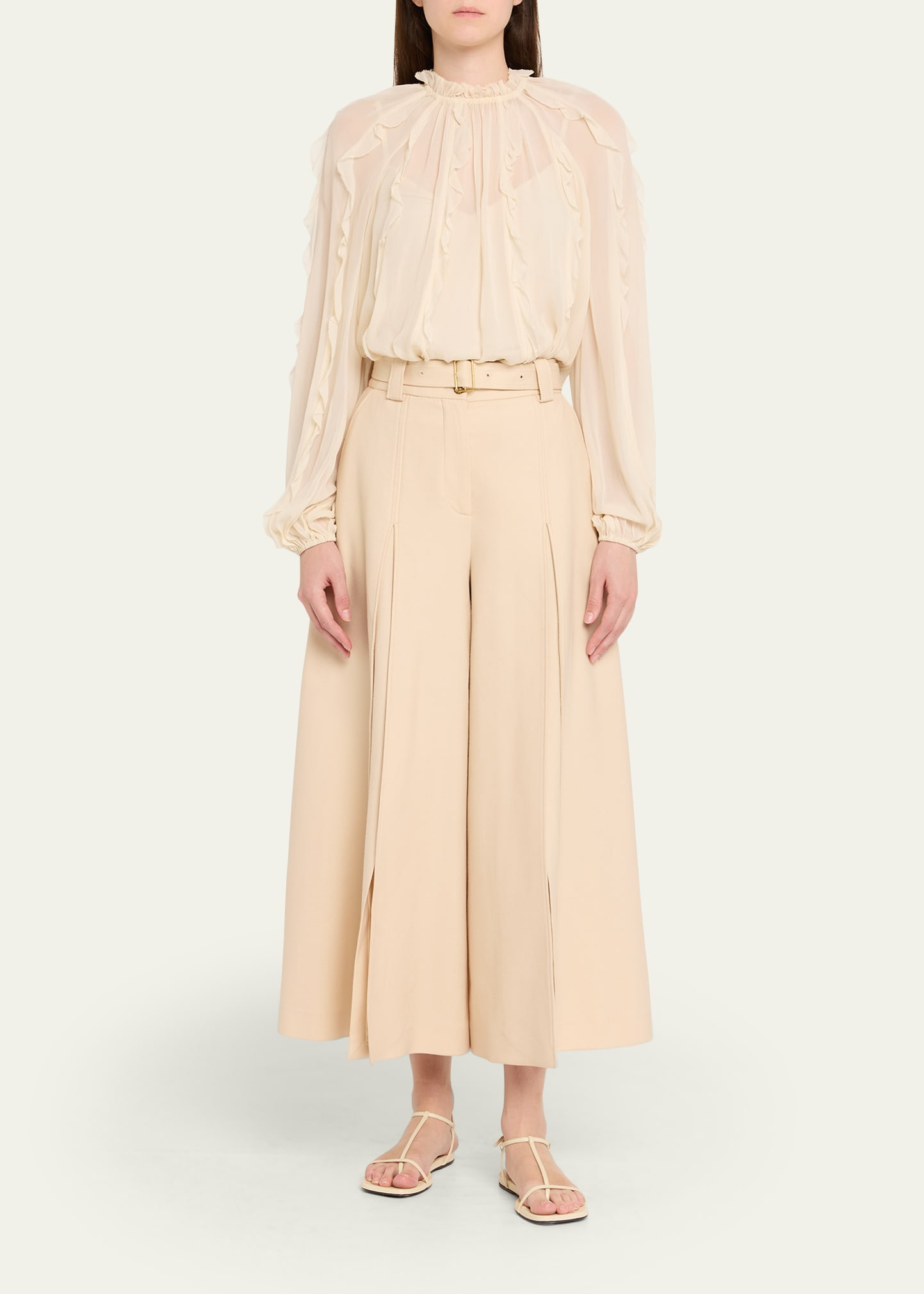 Frill Billow Blouse - 2