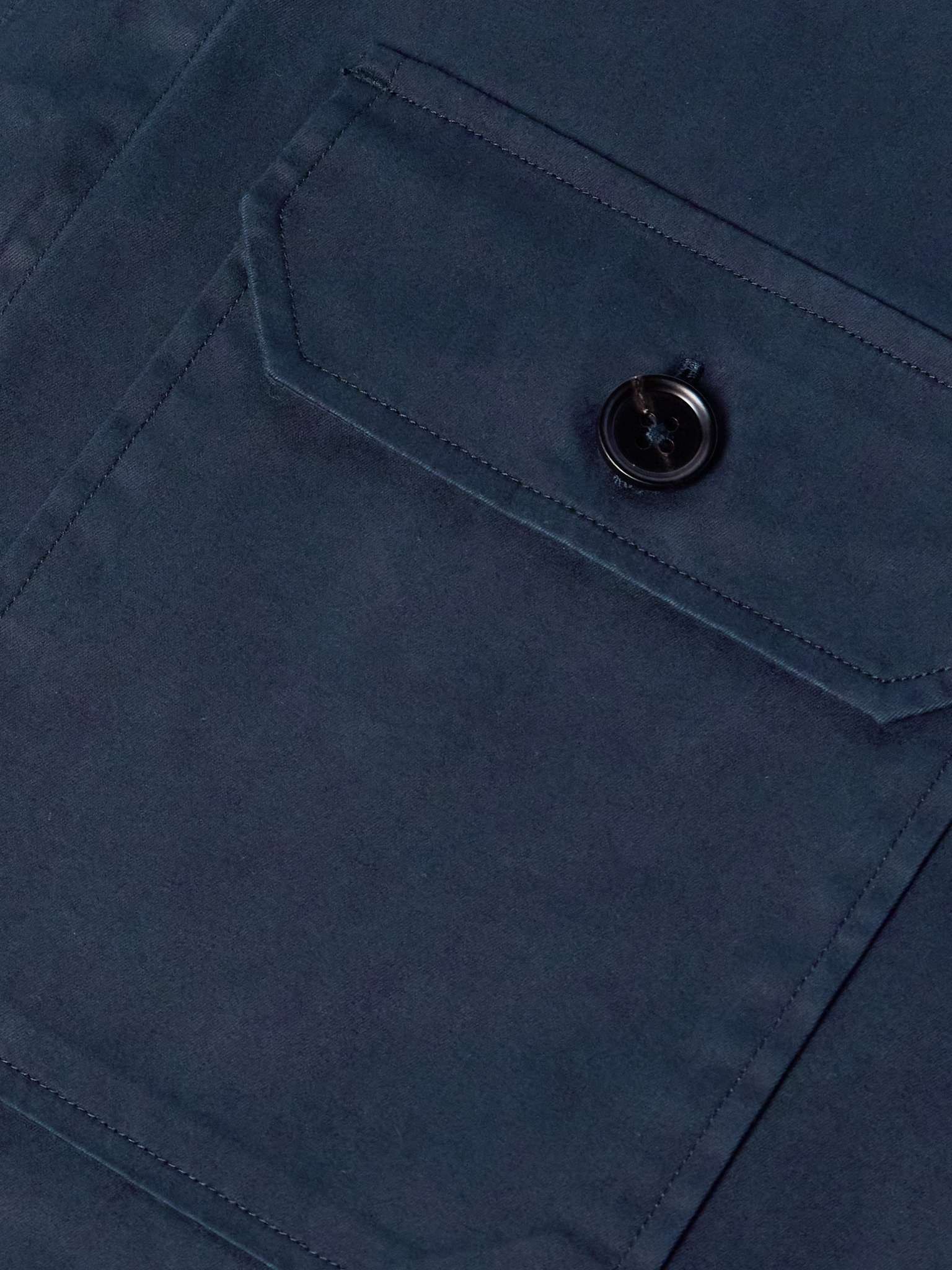 Cotton-Blend Twill Overshirt - 6