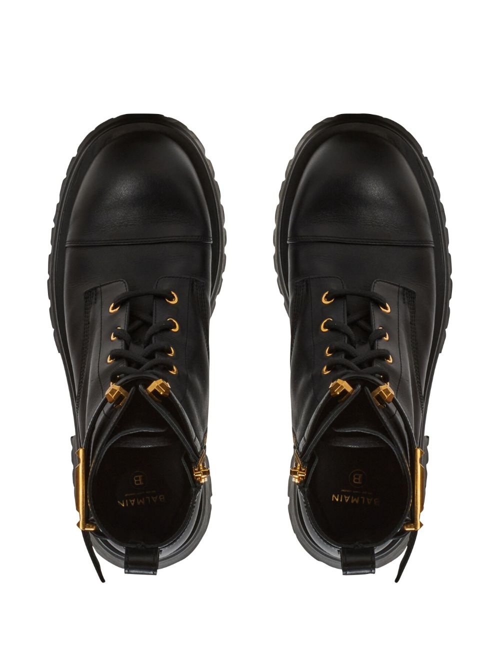 Romy lace-up leather boots - 4
