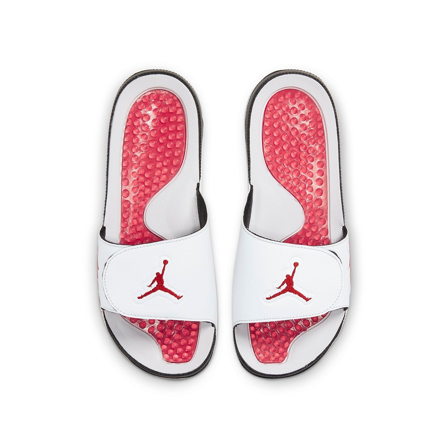 Air Jordan Hydro 5 Retro Slide 'White Fire Red' 555501-101 - 3
