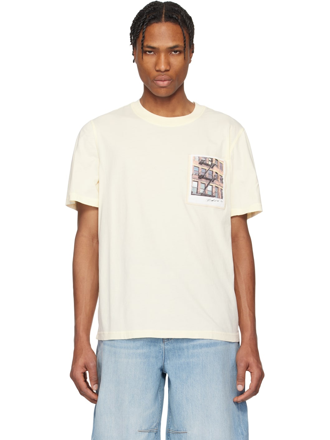Off-White Building Postcard T-shirt - 1