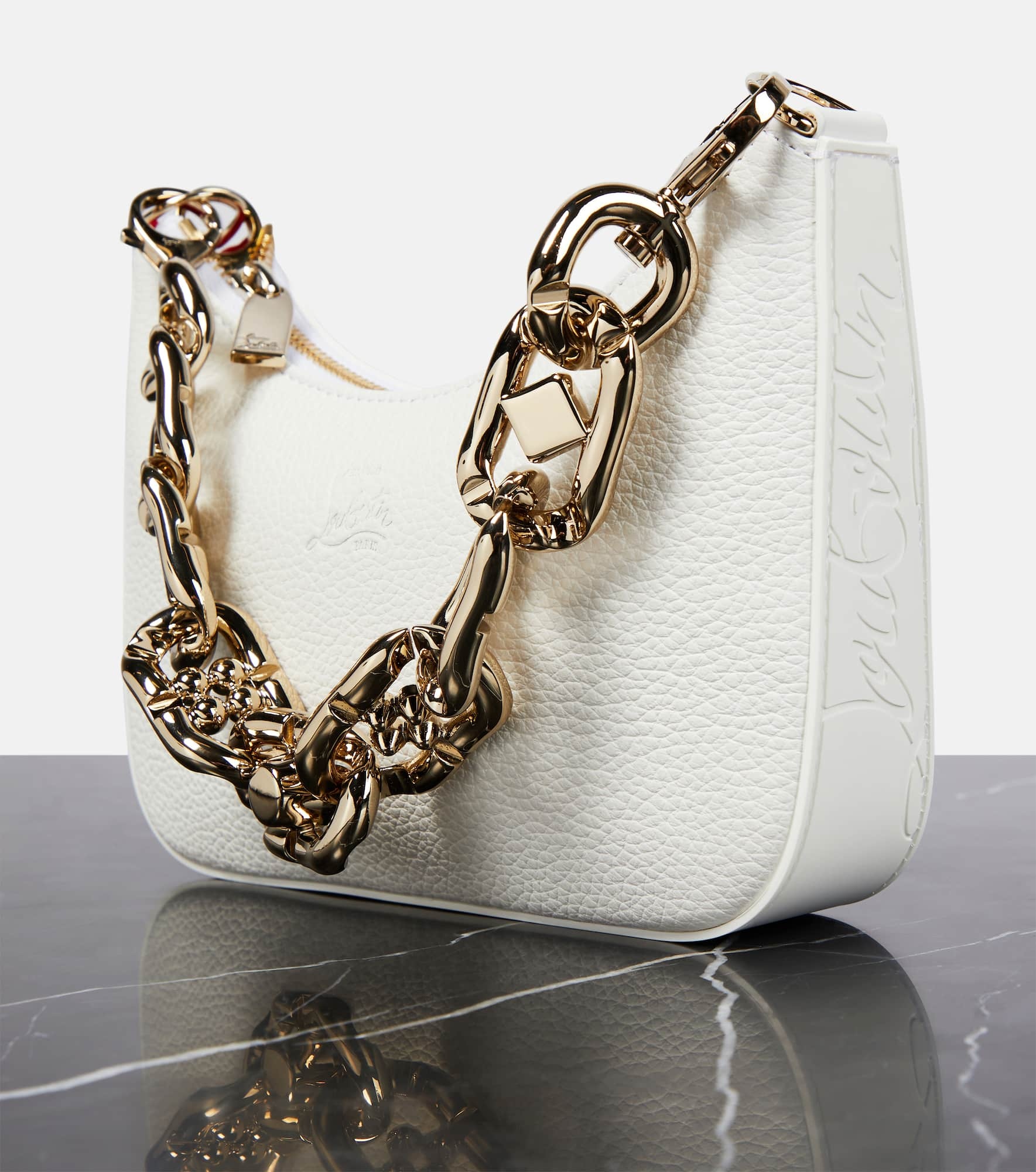 Loubila Chain Mini leather shoulder bag - 5