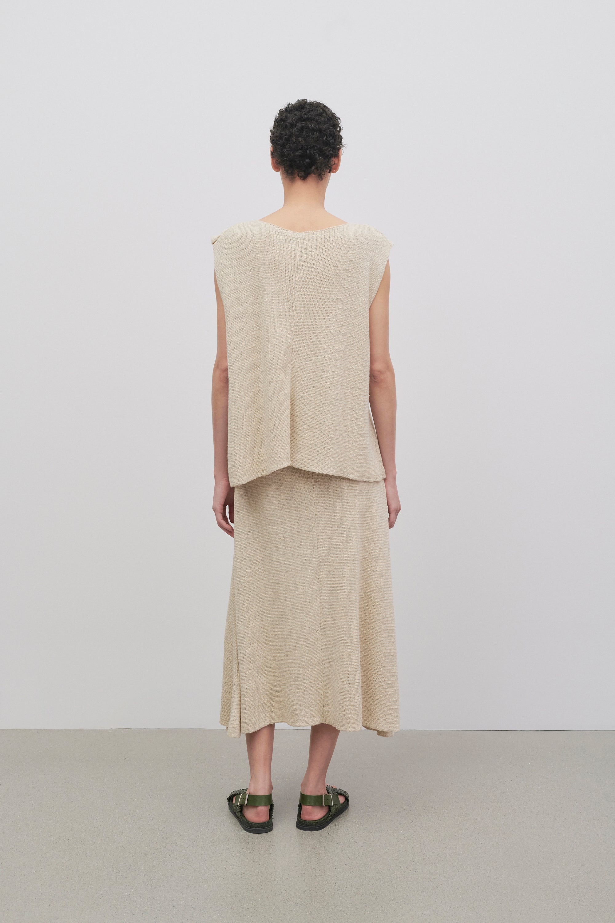 Faithe Skirt in Linen - 5