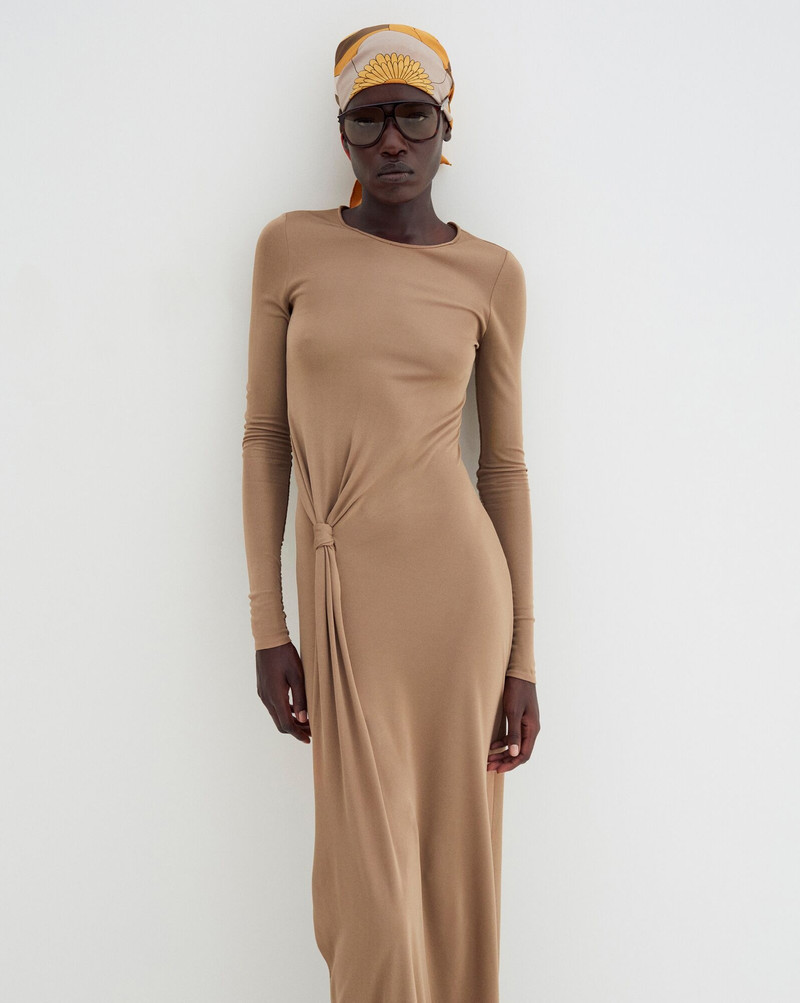 SAINT LAURENT long dress in jersey outlook