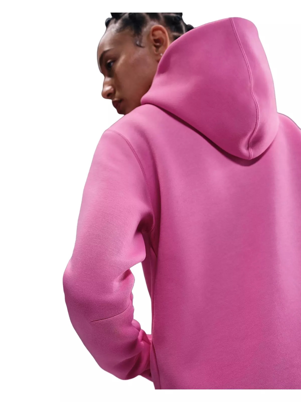 Women's Sportswear Tech Fleece Hoodie -Pink/Black - 2