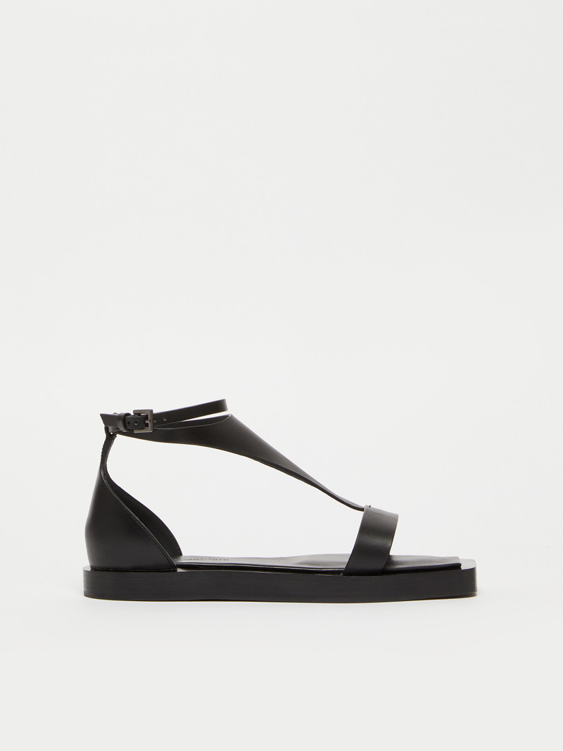 VELAFLAT Flat leather sandals - 1