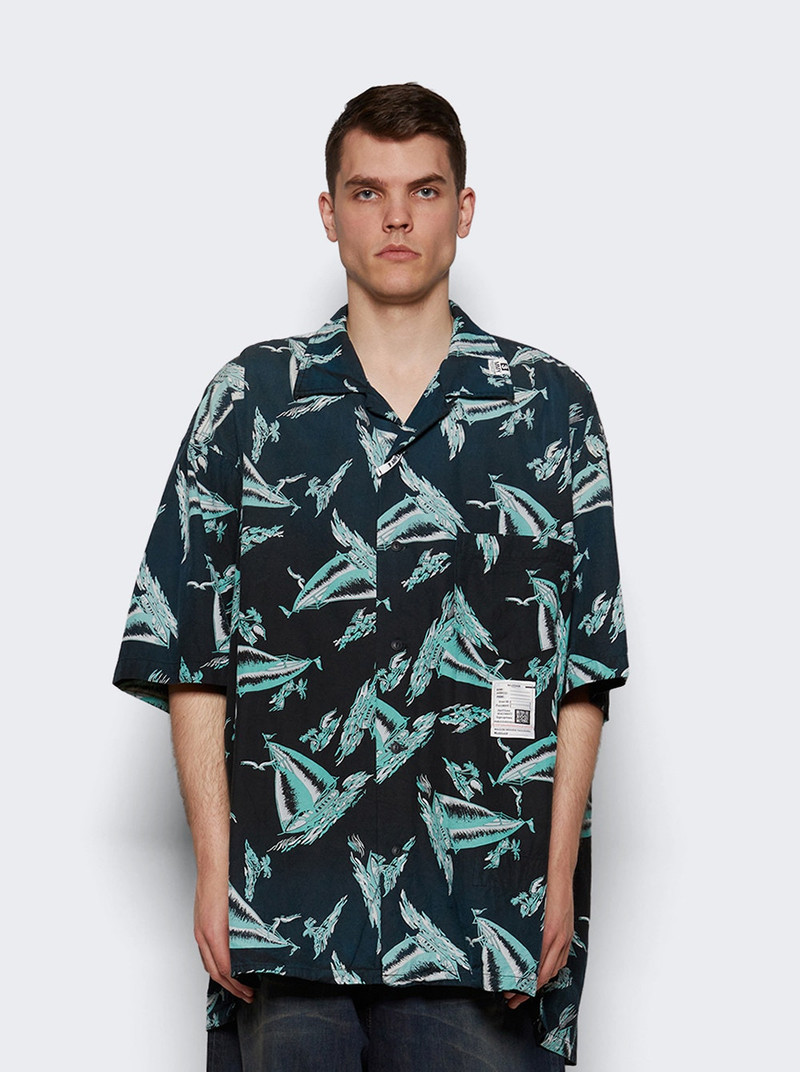 Maison MIHARAYASUHIRO Vintage Like Aloha Shirt Black outlook