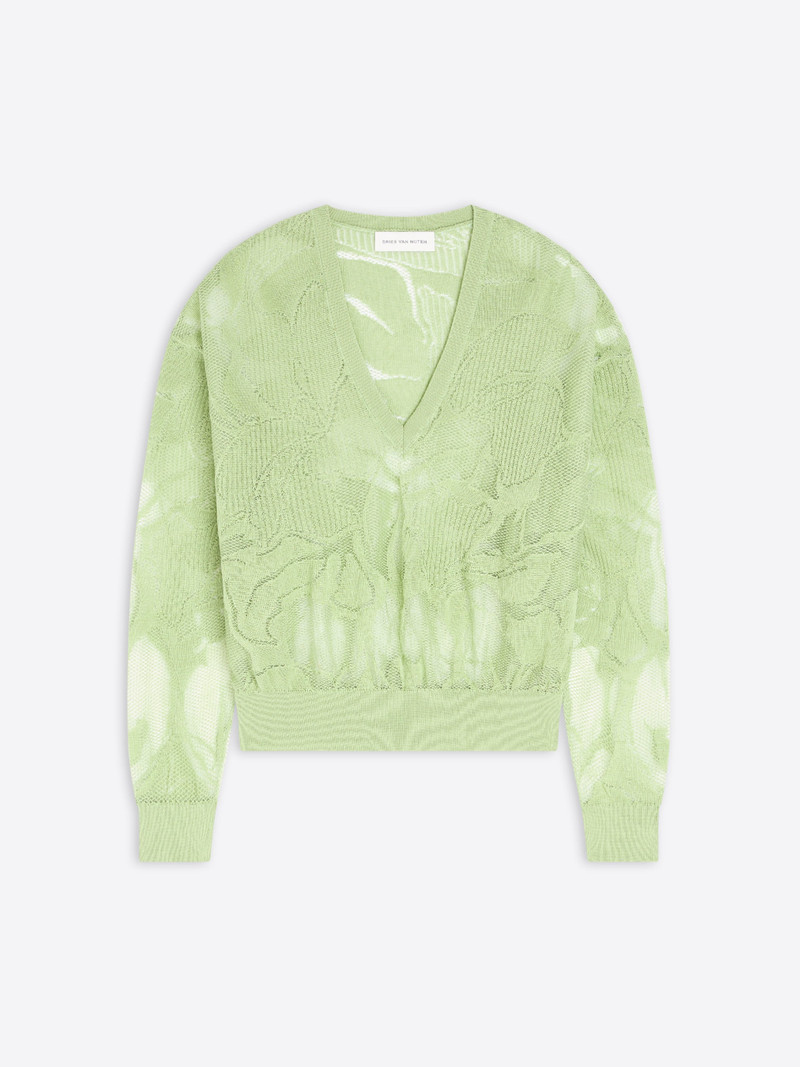 LACE COTTON SWEATER 1