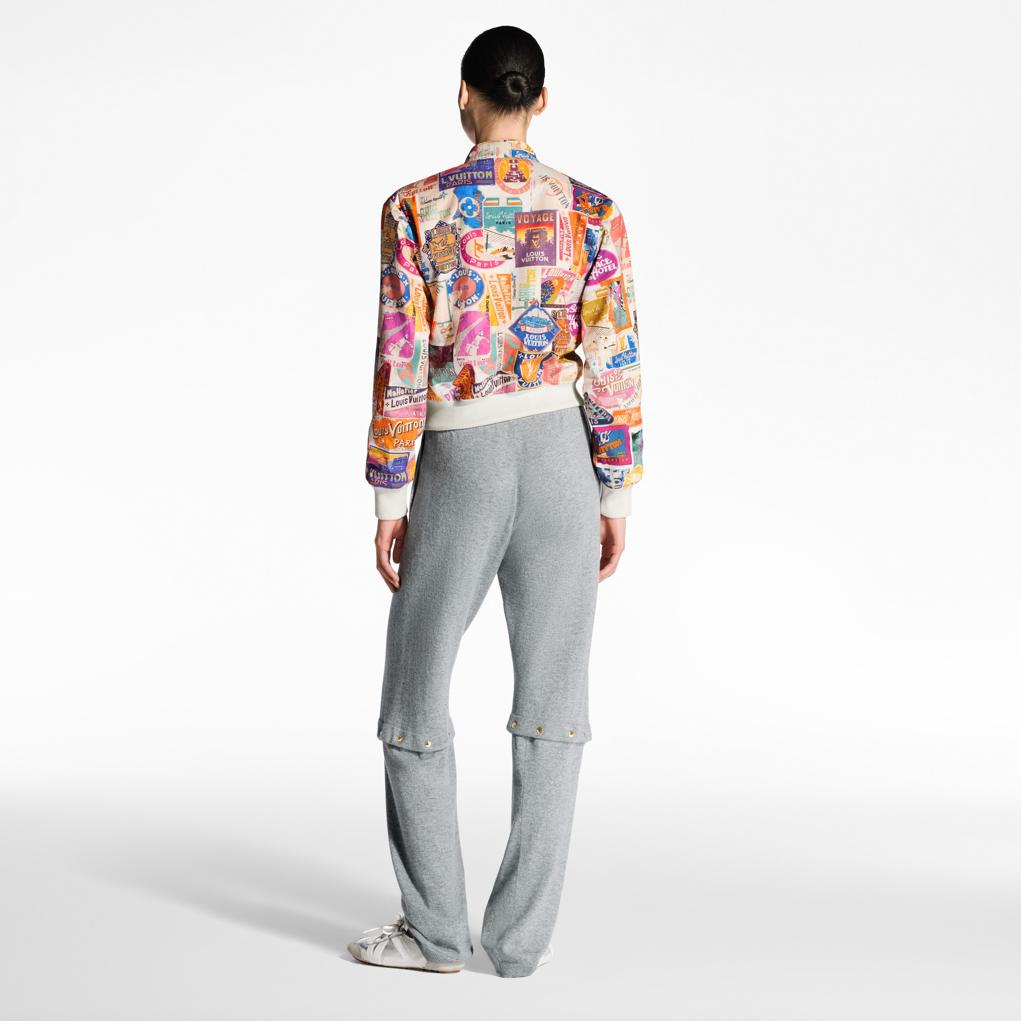 Reversible Travel Patch Bomber Jacket - 3