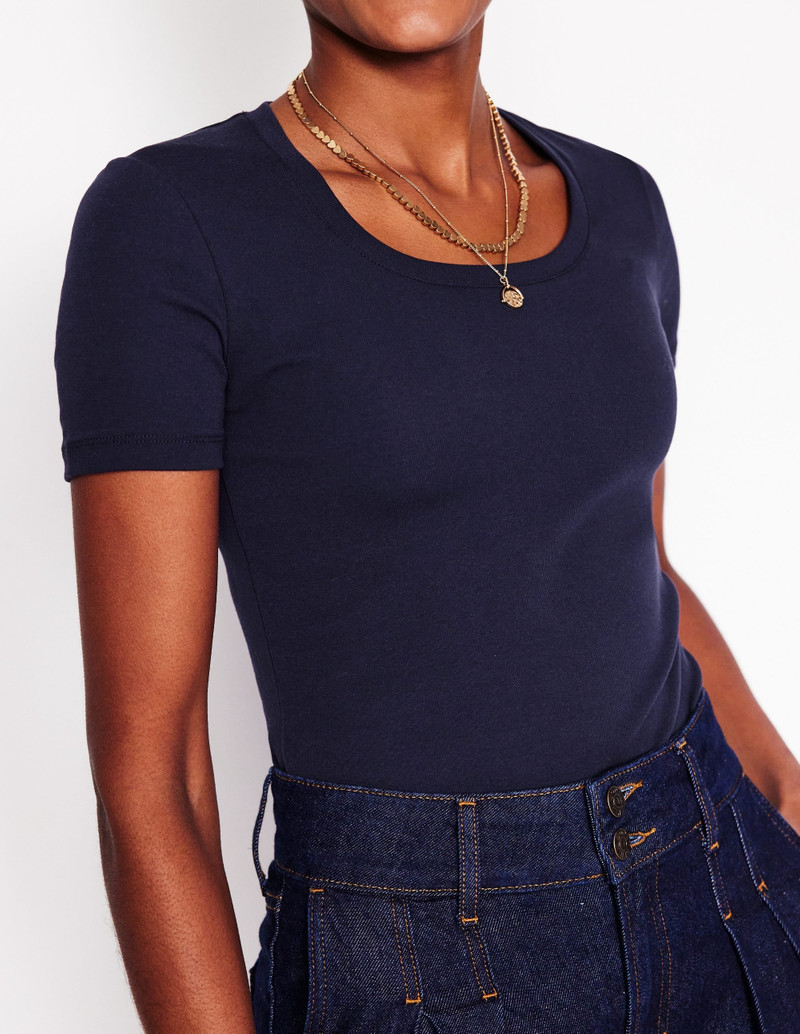 Essential Jersey T-Shirt-Navy 3