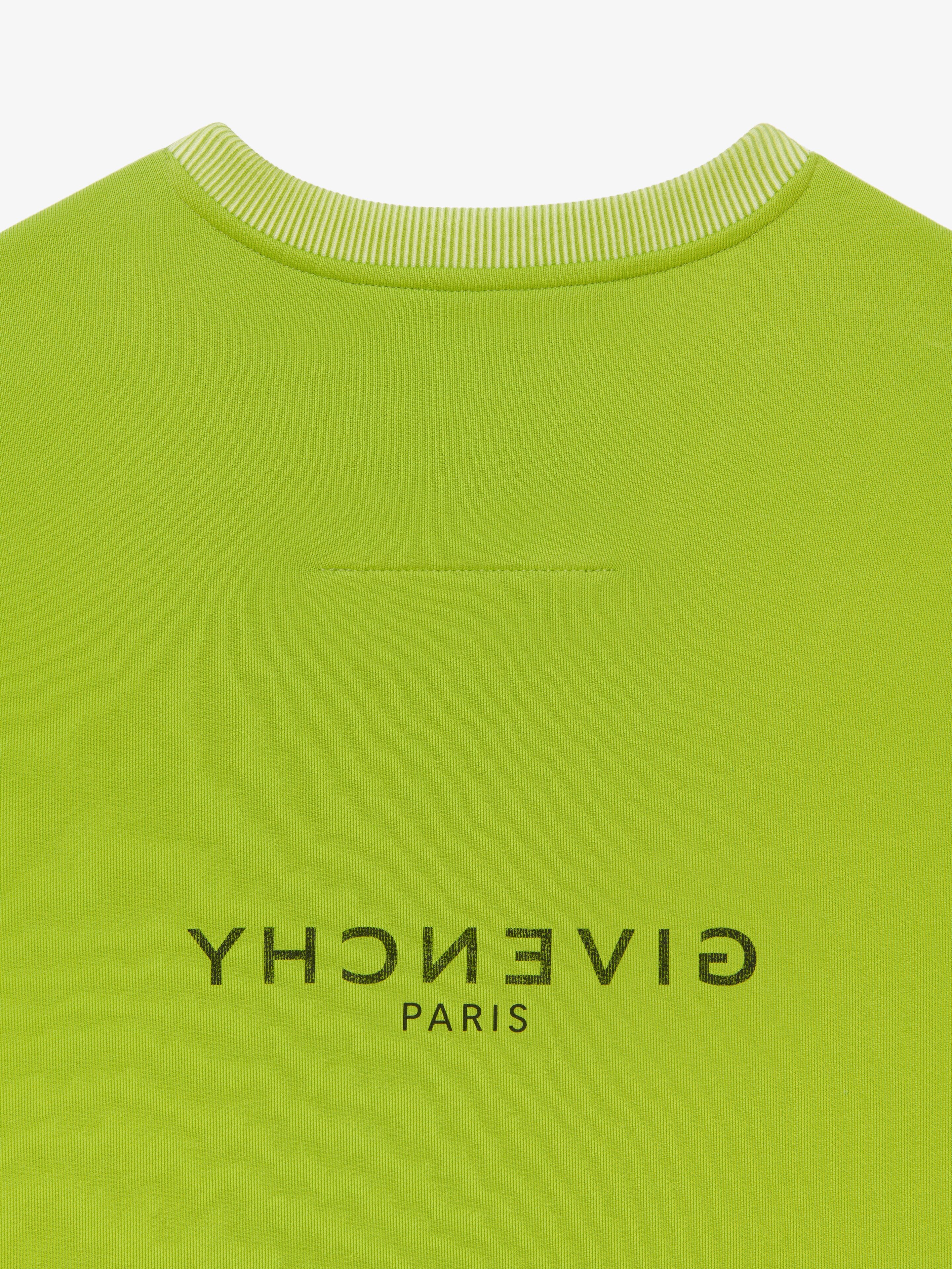 CLASSIC FIT SWEATSHIRT WITH GIVENCHY REVERSE PRINT - 6
