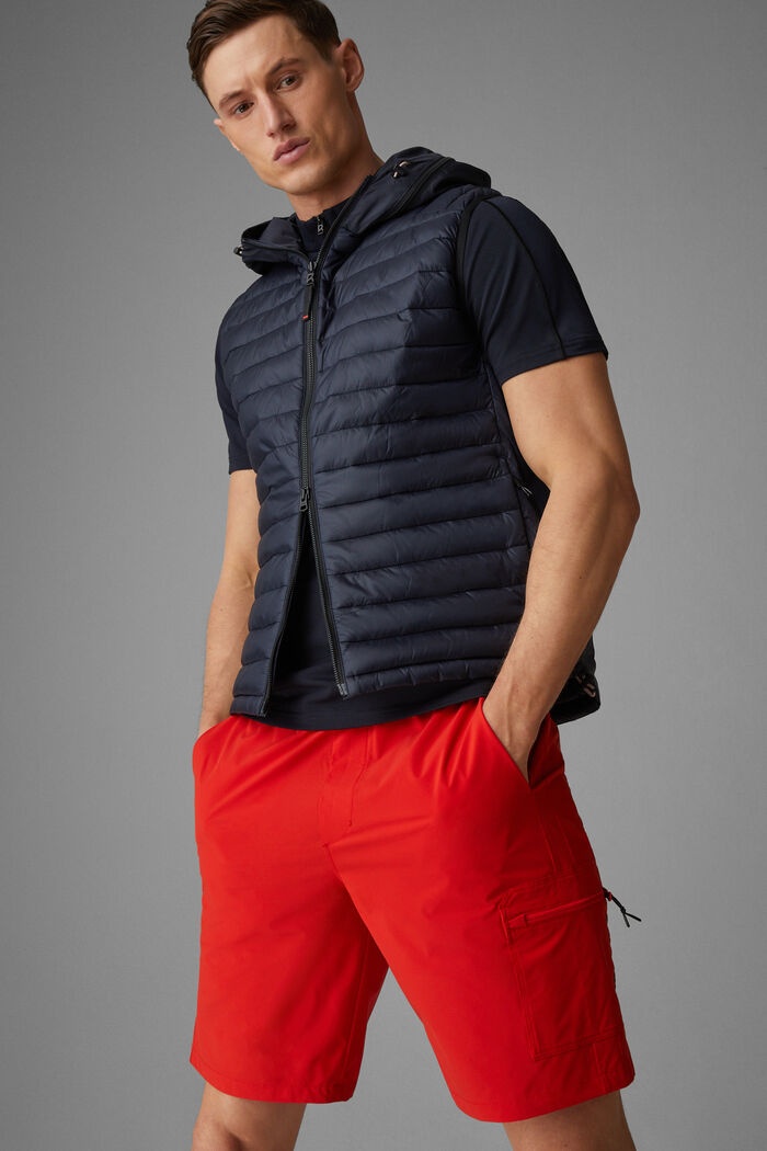 Casan Quilted vest in Navy blue - 2