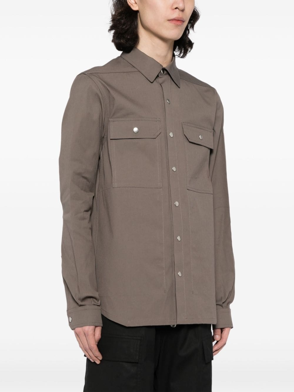 cotton shirt jacket - 3