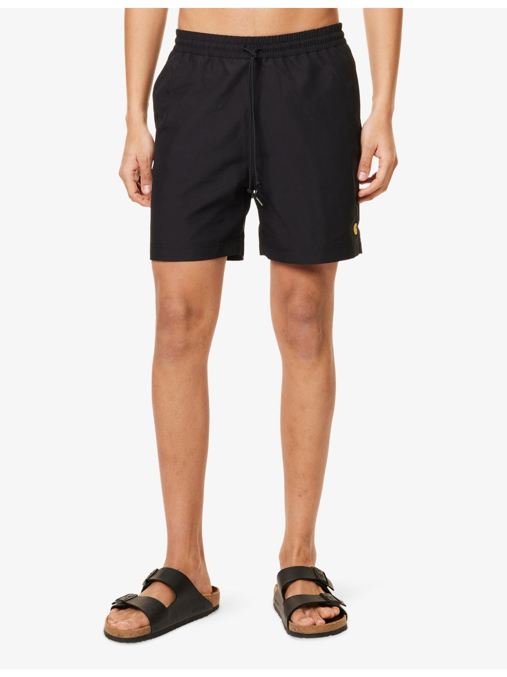 Chase Logo-Embroidered Swim Trunks - 3