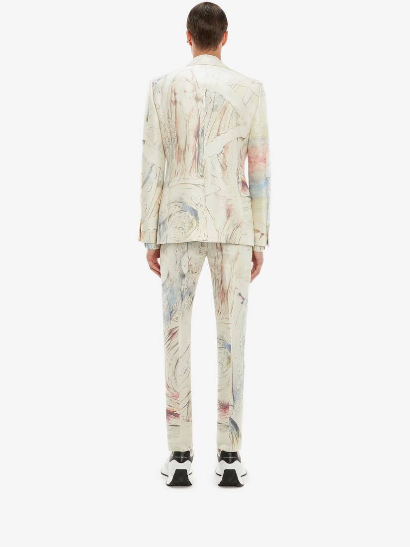 William Blake Dante Print Jacket in Multicolor - 4